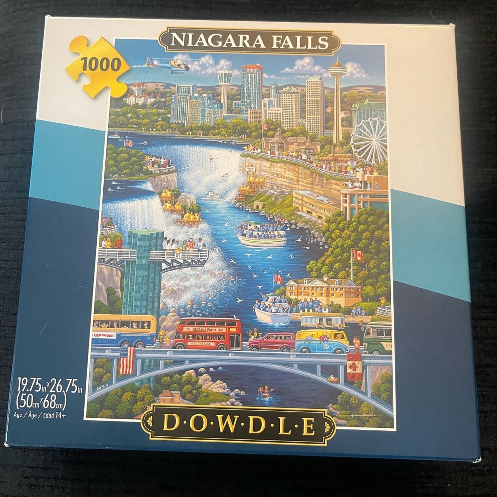Niagara Falls 1000-Piece Jigsaw Puzzle - Blue